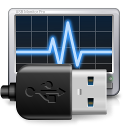 USB Monitor Pro icon, large (png 256x256)